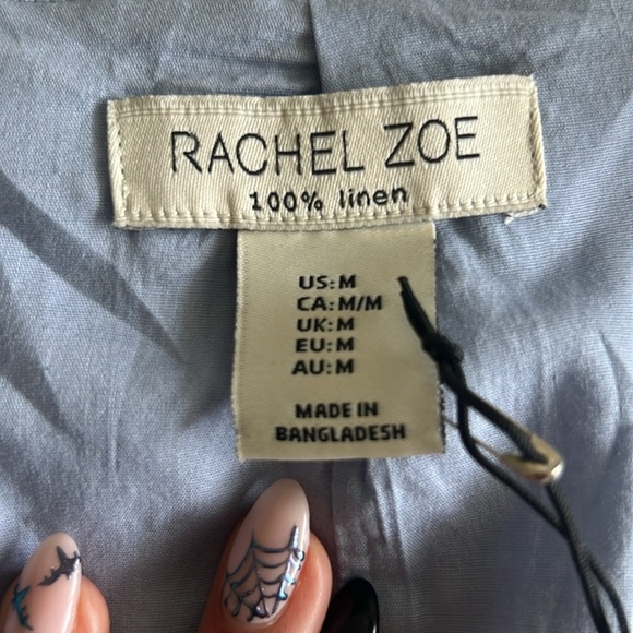 Rachel Zoe Sleeveless Button-Up Vest - Picture 2 of 7